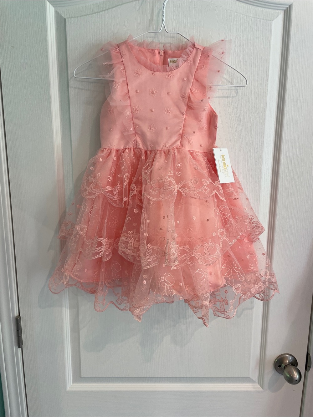 Kensie Girl Sz 5 Coral Dress